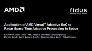 application of AMD Versal Adaptive SoC to Radar Space Time Adaptive Processing (STAP)