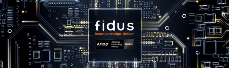versal AI core circuit with fidus and AMD partner logo